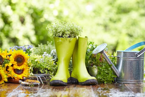Healthy plants in a well-maintained Sudbury garden